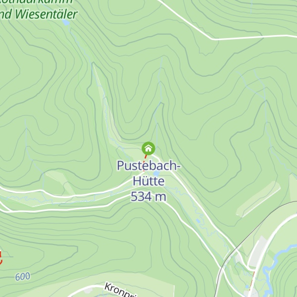 Map of Pustebach-Hütte