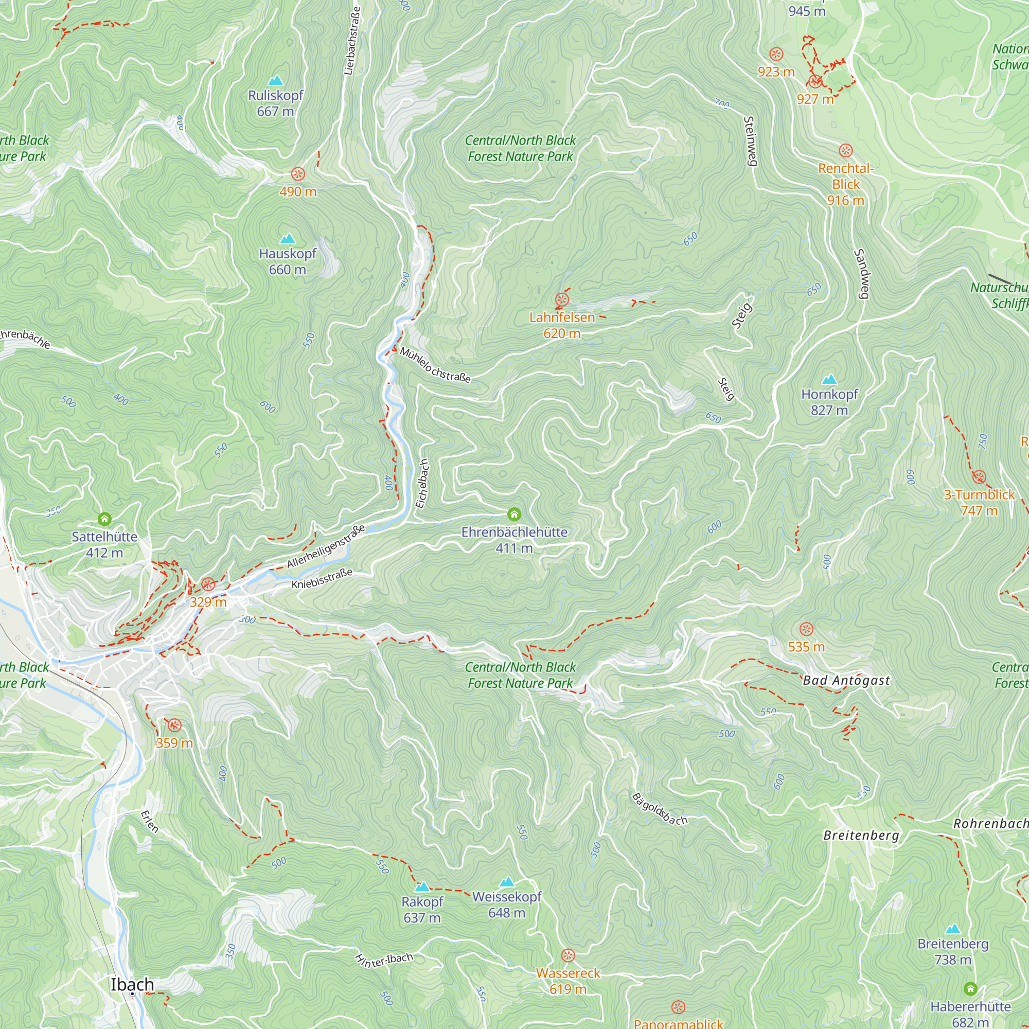 Ehrenbächlehütte map