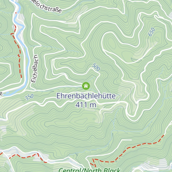 Map of Ehrenbächlehütte