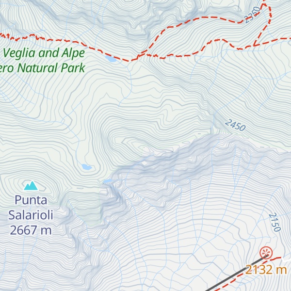 Map of Cima di Valtendra