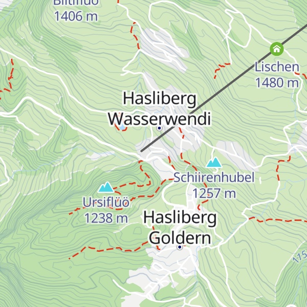 Map of Hippie Mountain