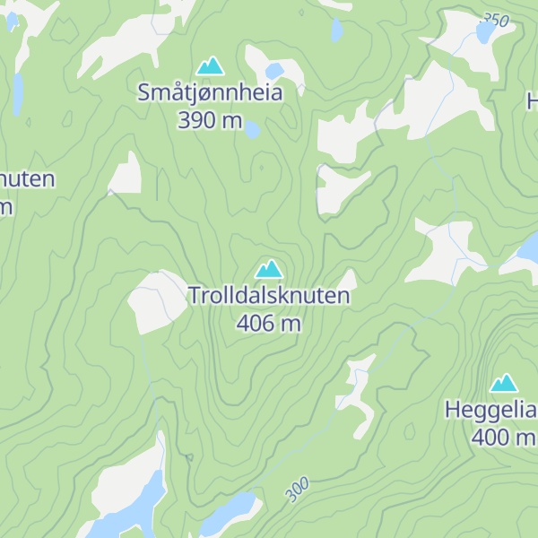 Map of Trolldalsknuten