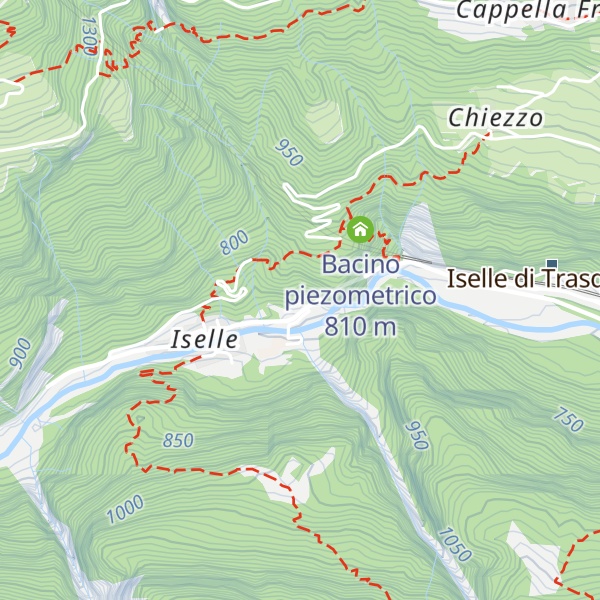 Map of Casa Schiappo Montagna Natura e Relax