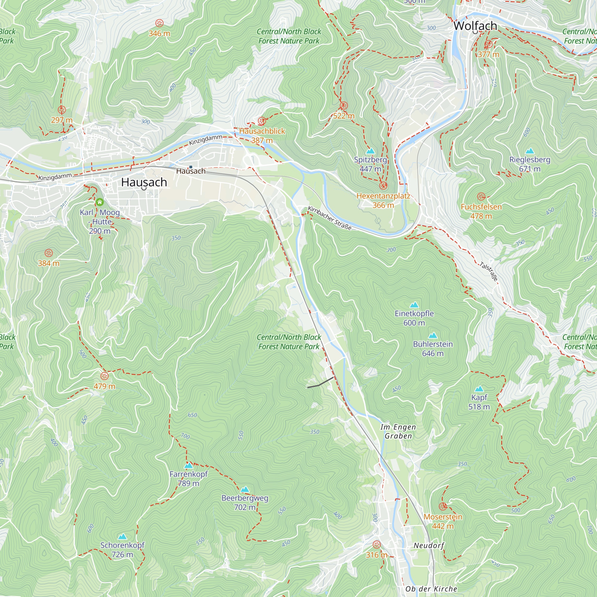 Kinzigtäler Backhütte map
