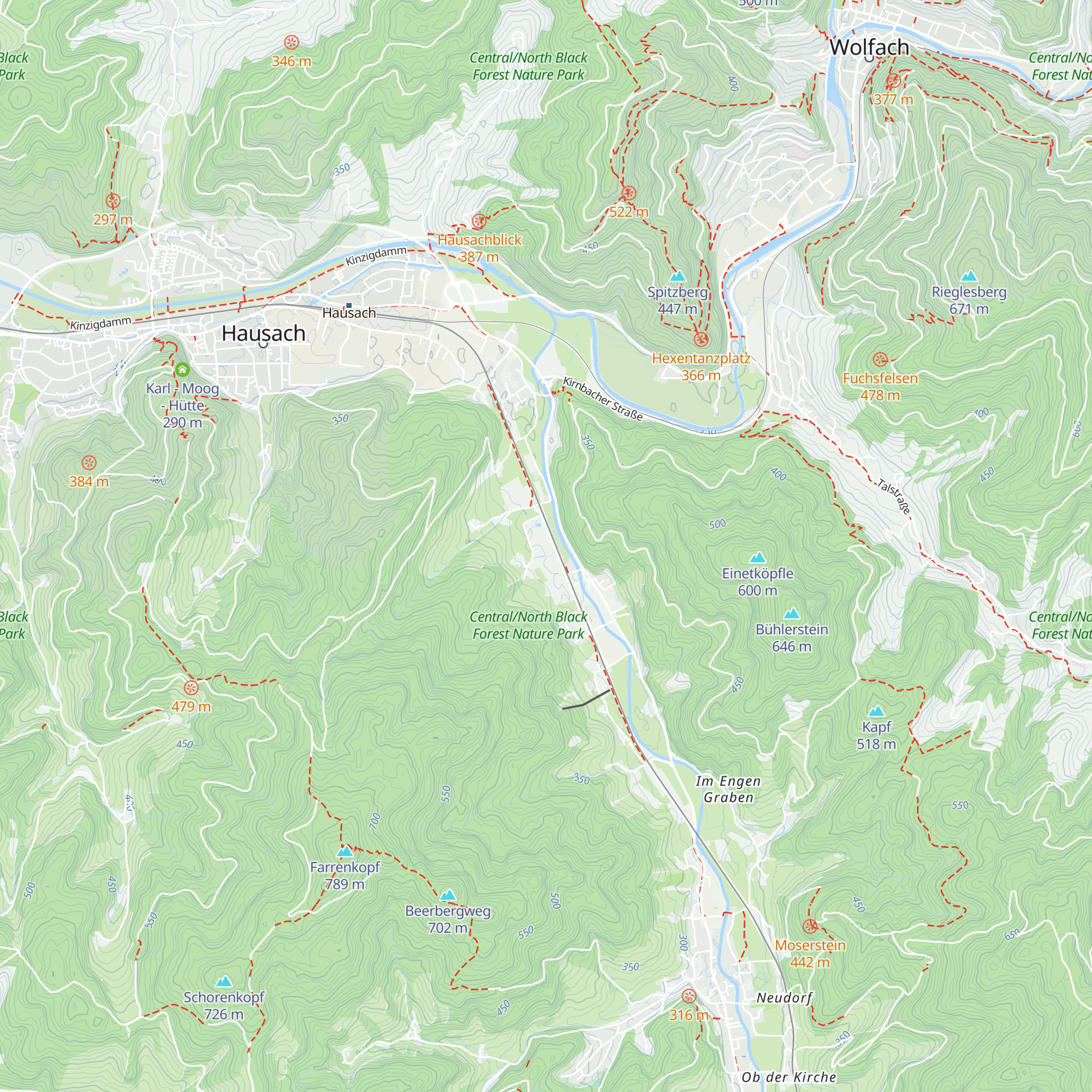 Kinzigtäler Backhütte map