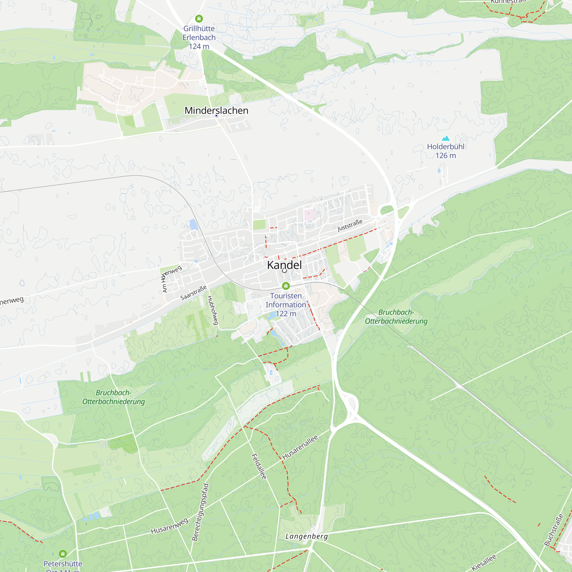 Touristen Information map