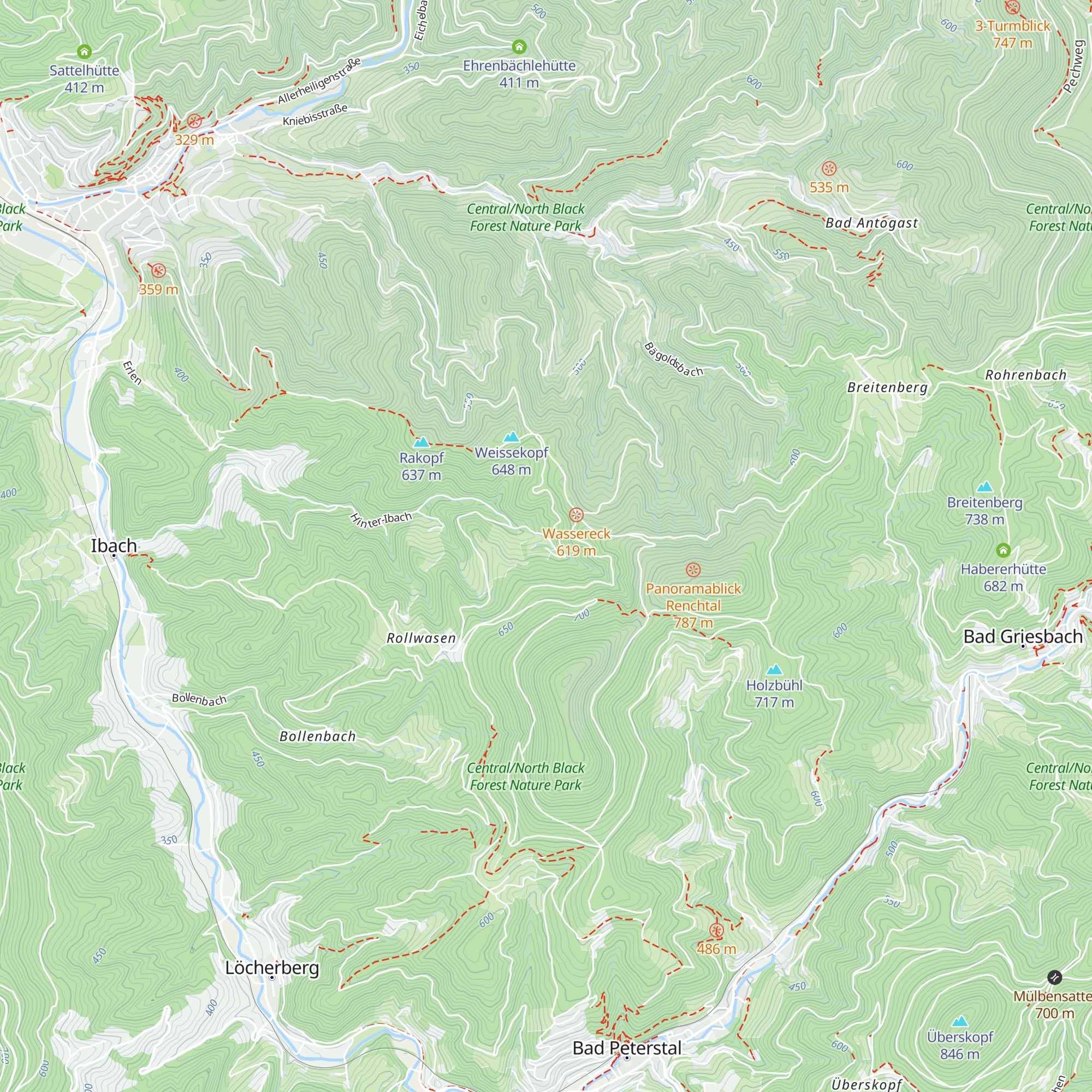 Bader Almhütte map
