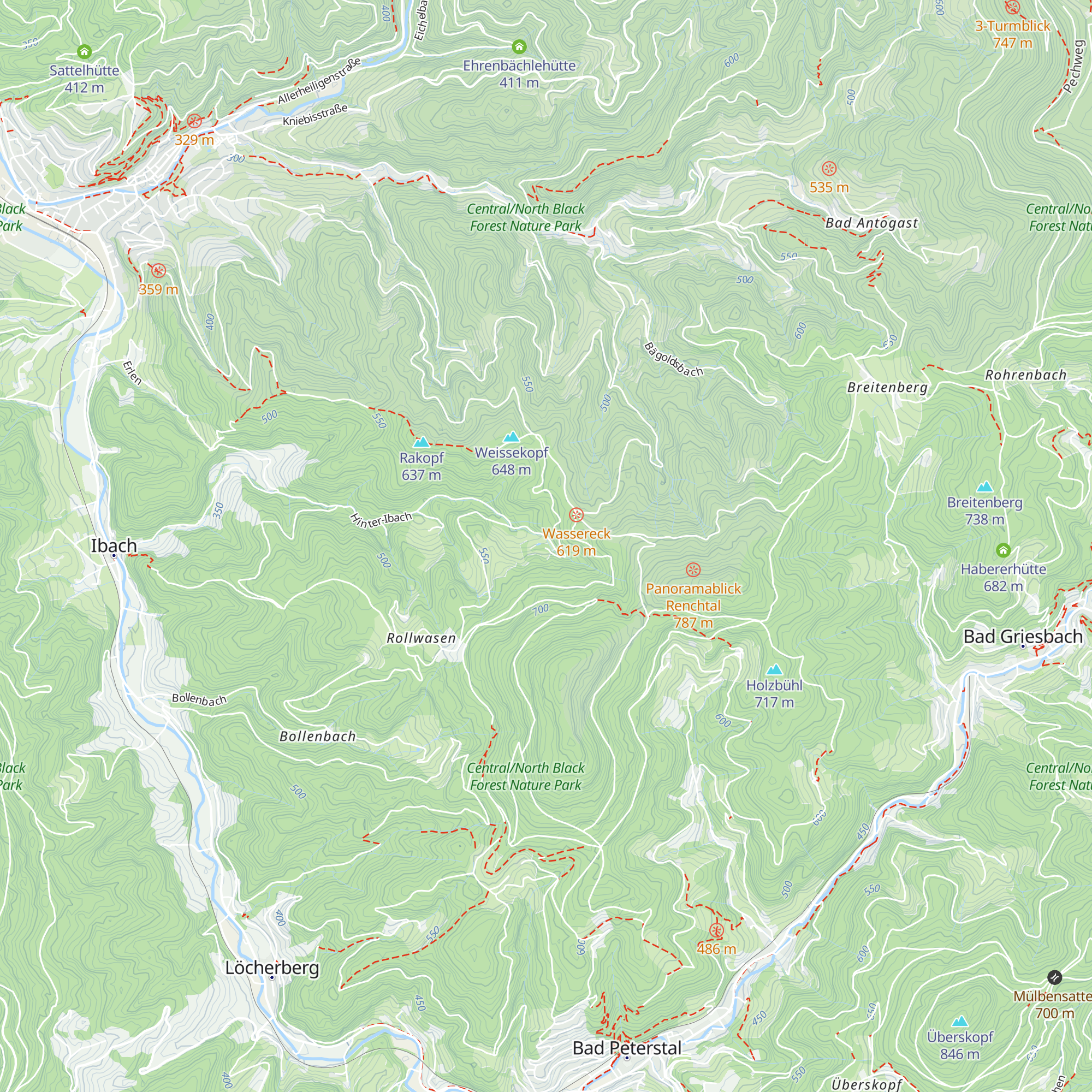 Bader Almhütte map