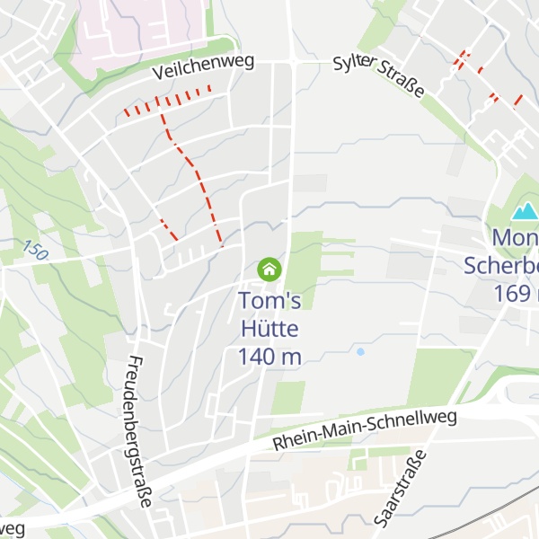 Map of Tom's Hütte