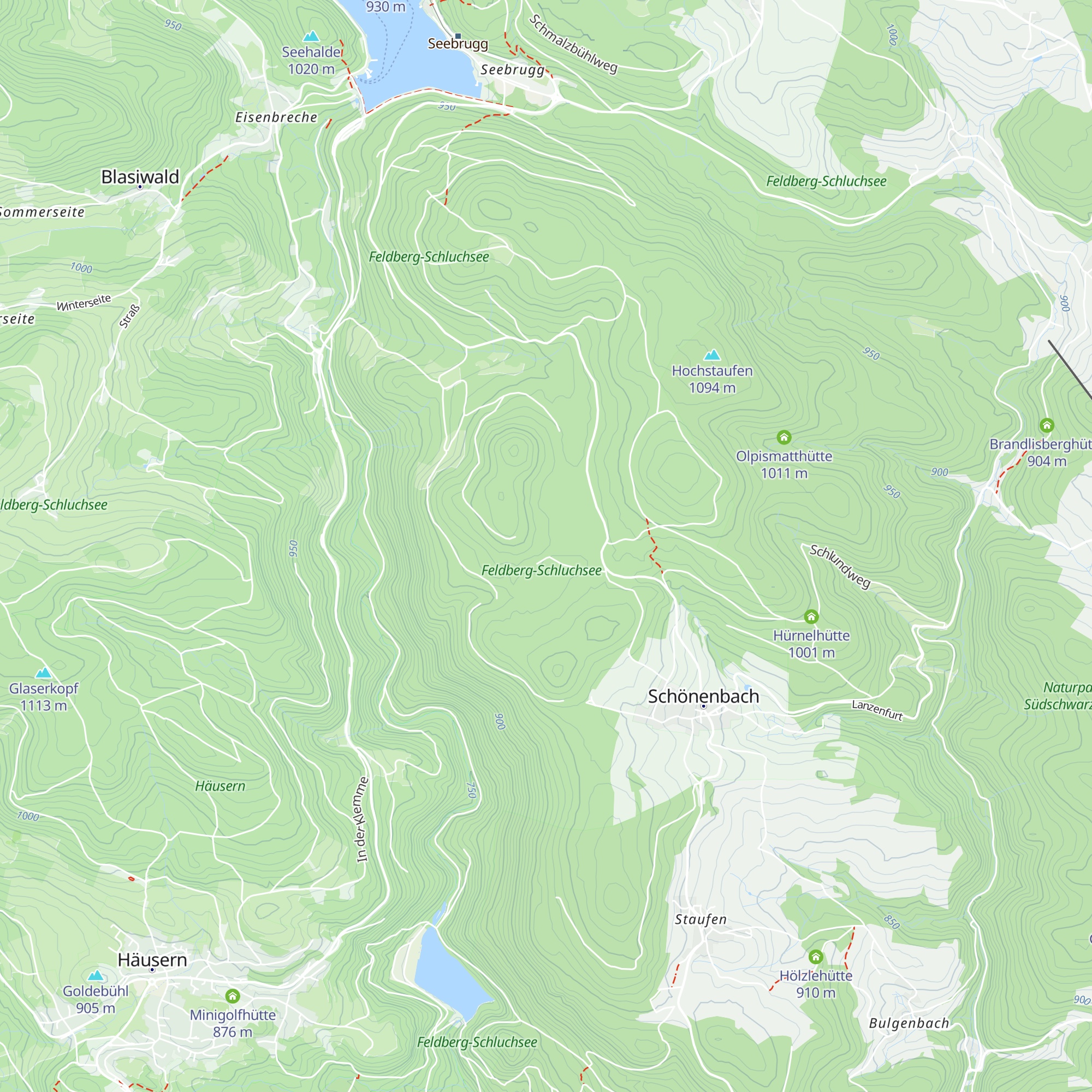 Naglerhütte map