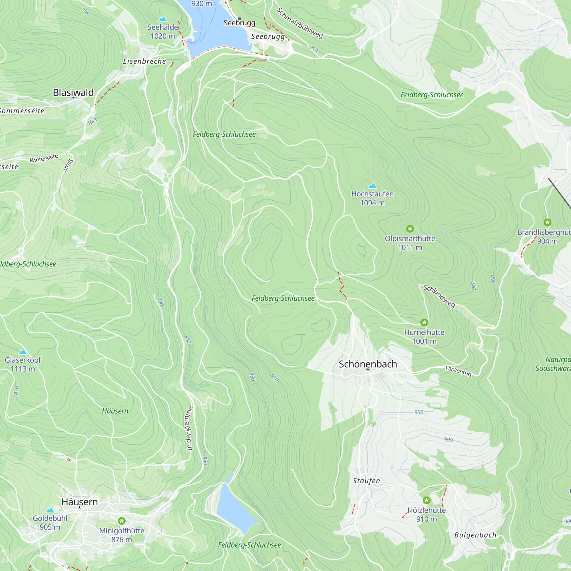 Naglerhütte map
