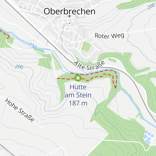 Map of Hütte am Stein