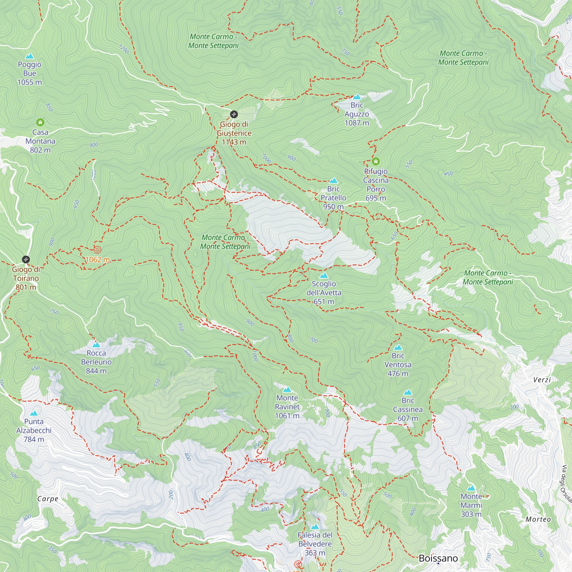 Cascina Capurro map
