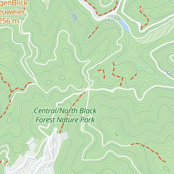 Map of Hütte Lauftreff Bildeiche