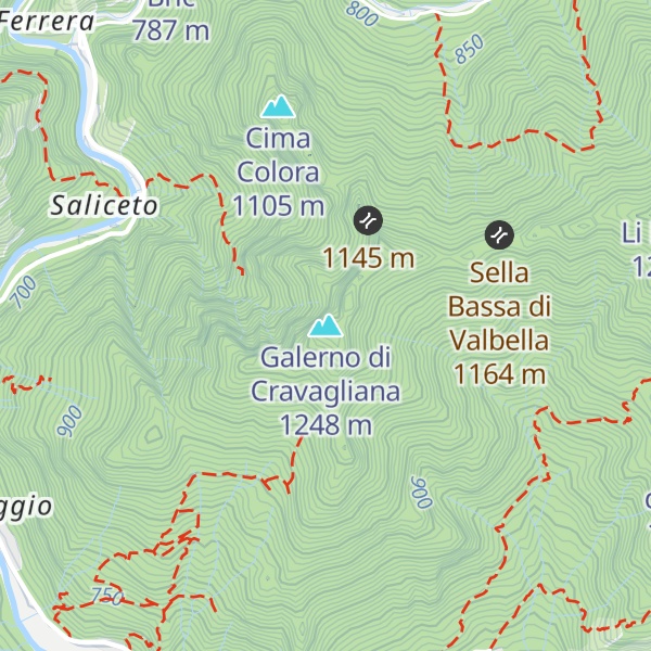 Map of Galerno di Cravagliana