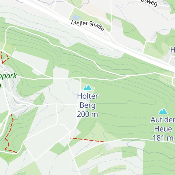 Map of Holter Berg