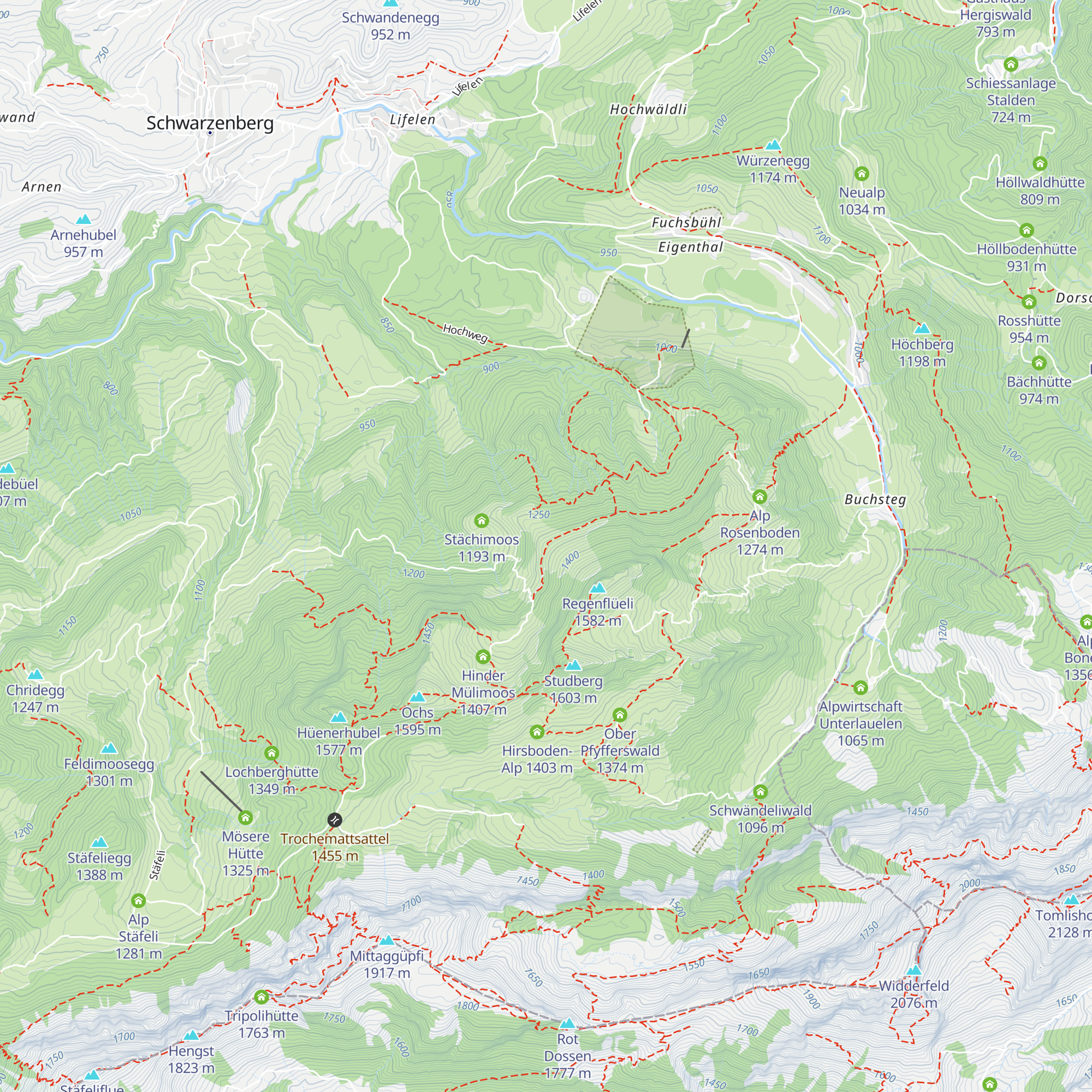 Vorder Mülimoos map
