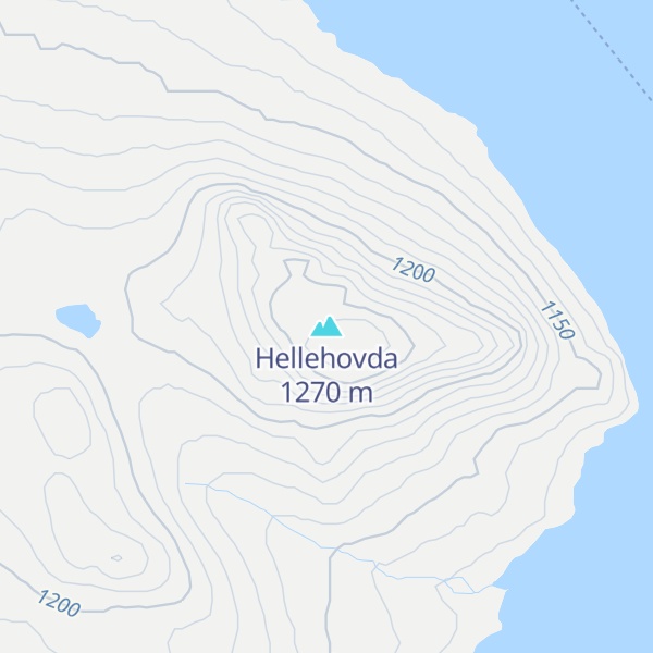 Map of Hellehovda