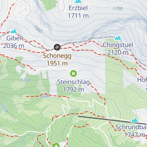 Map of Steinschlag