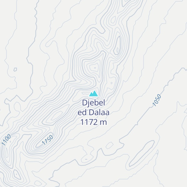 Map of Djebel ed Dalaa