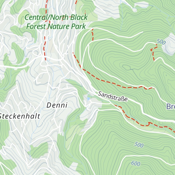 Map of Wiedenbachhütte (DAV)