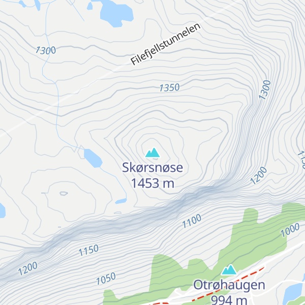 Map of Skørsnøse