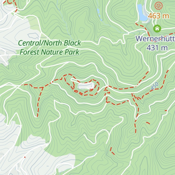 Map of Yberg