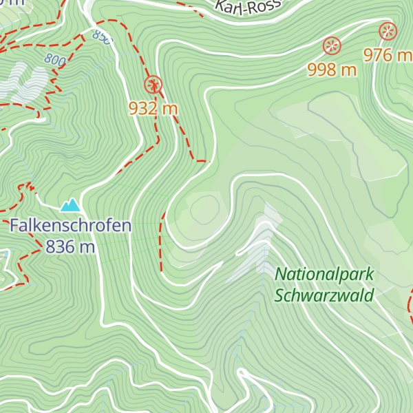 Map of Melkereikopf