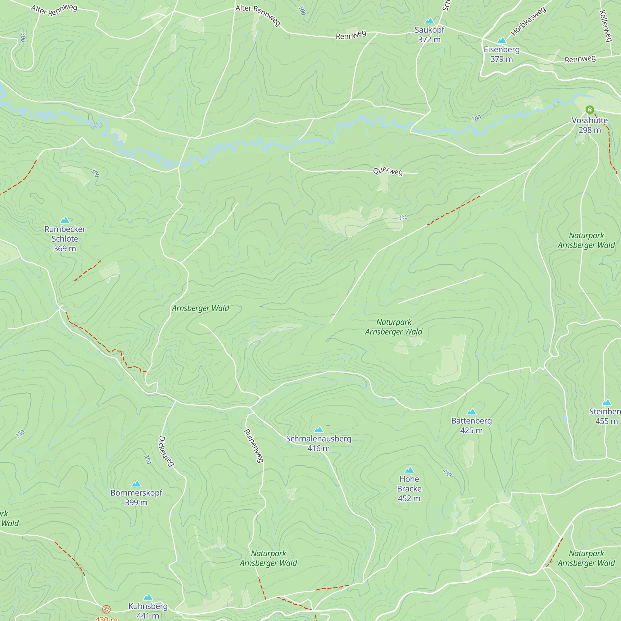 Balzhütte map