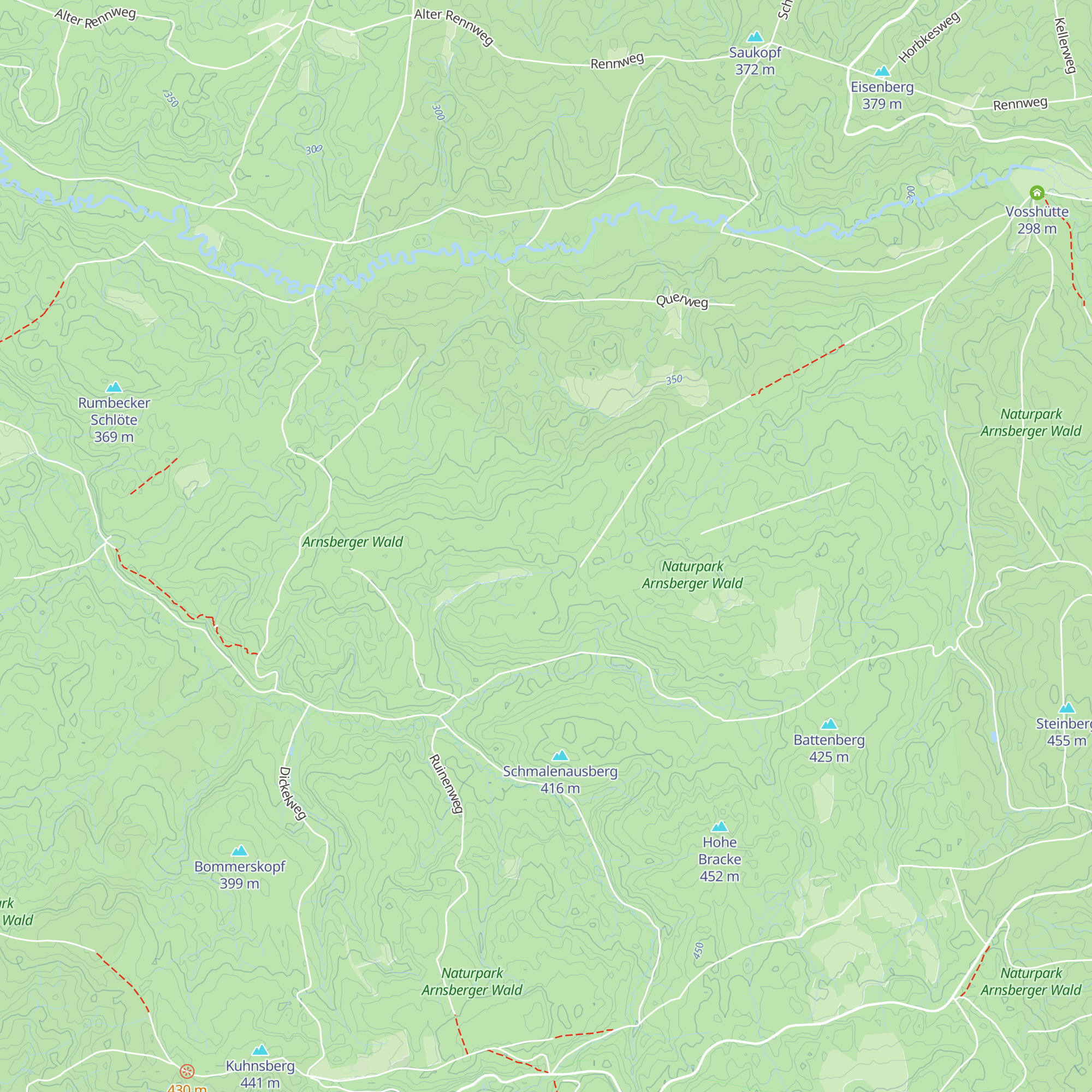 Balzhütte map