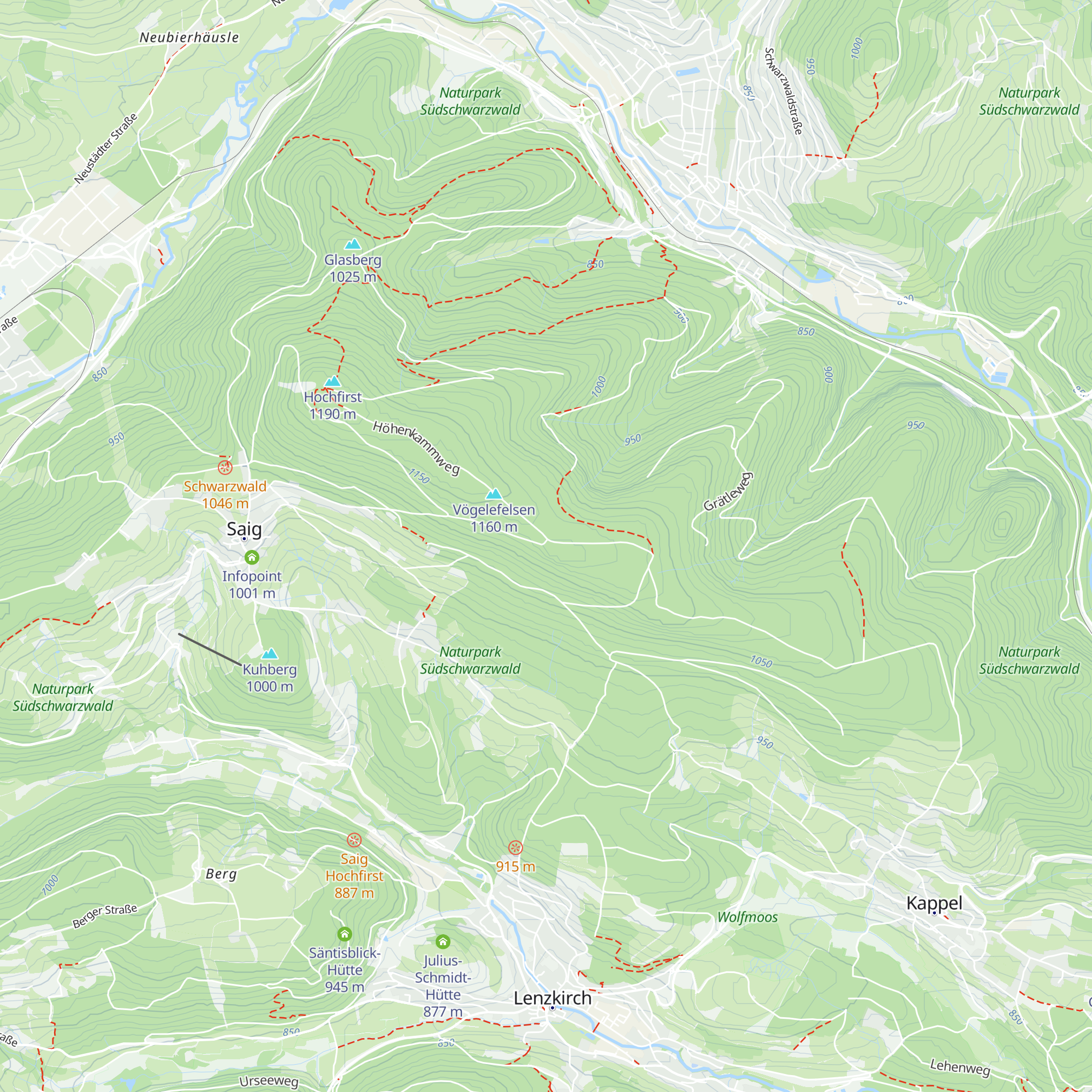 Balzenwaldhütte map