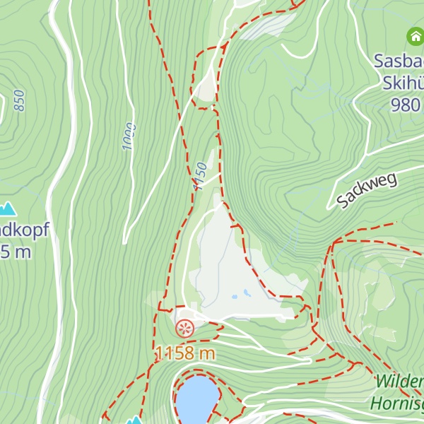 Map of Hornisgrinde