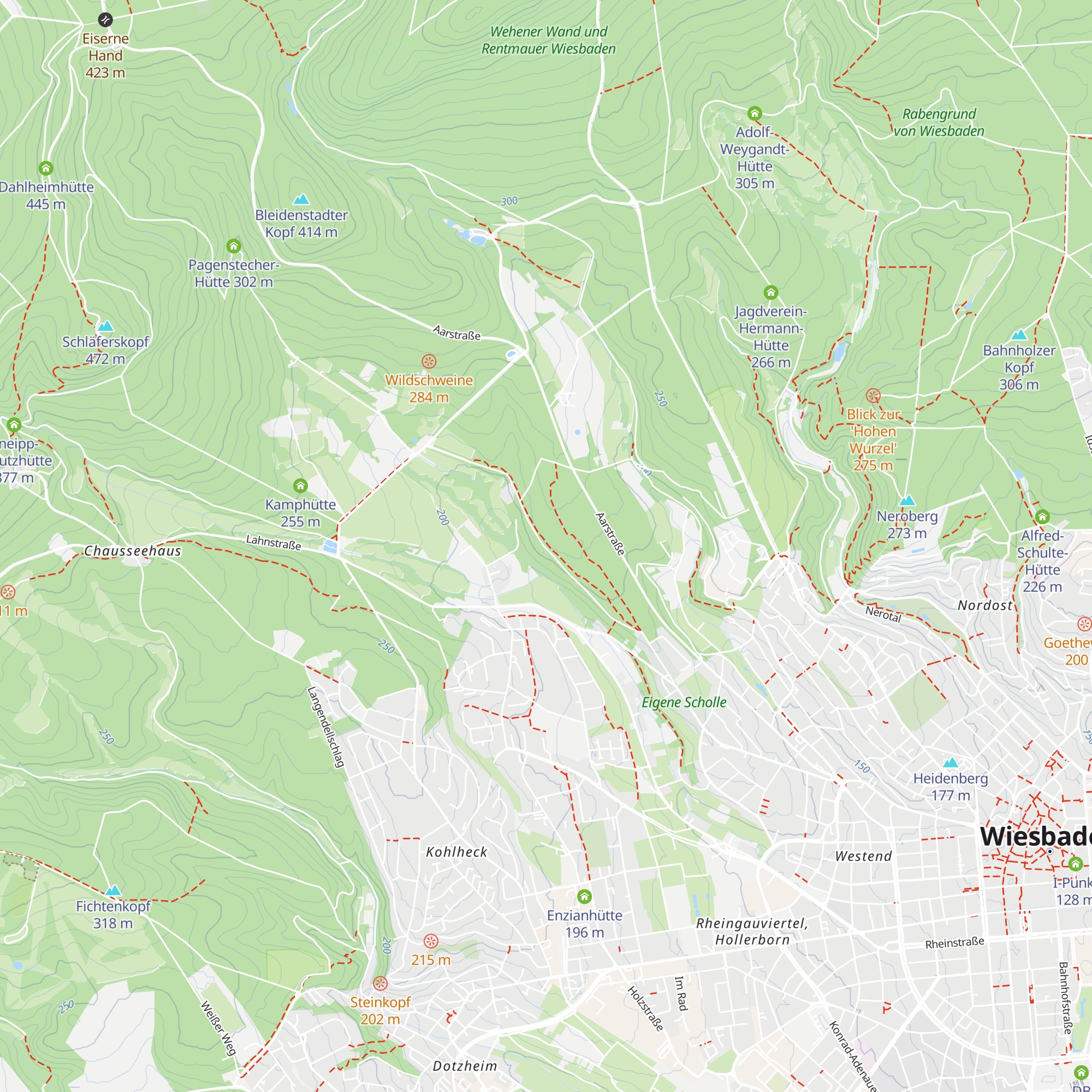 Pauline-Scholz-Hütte map