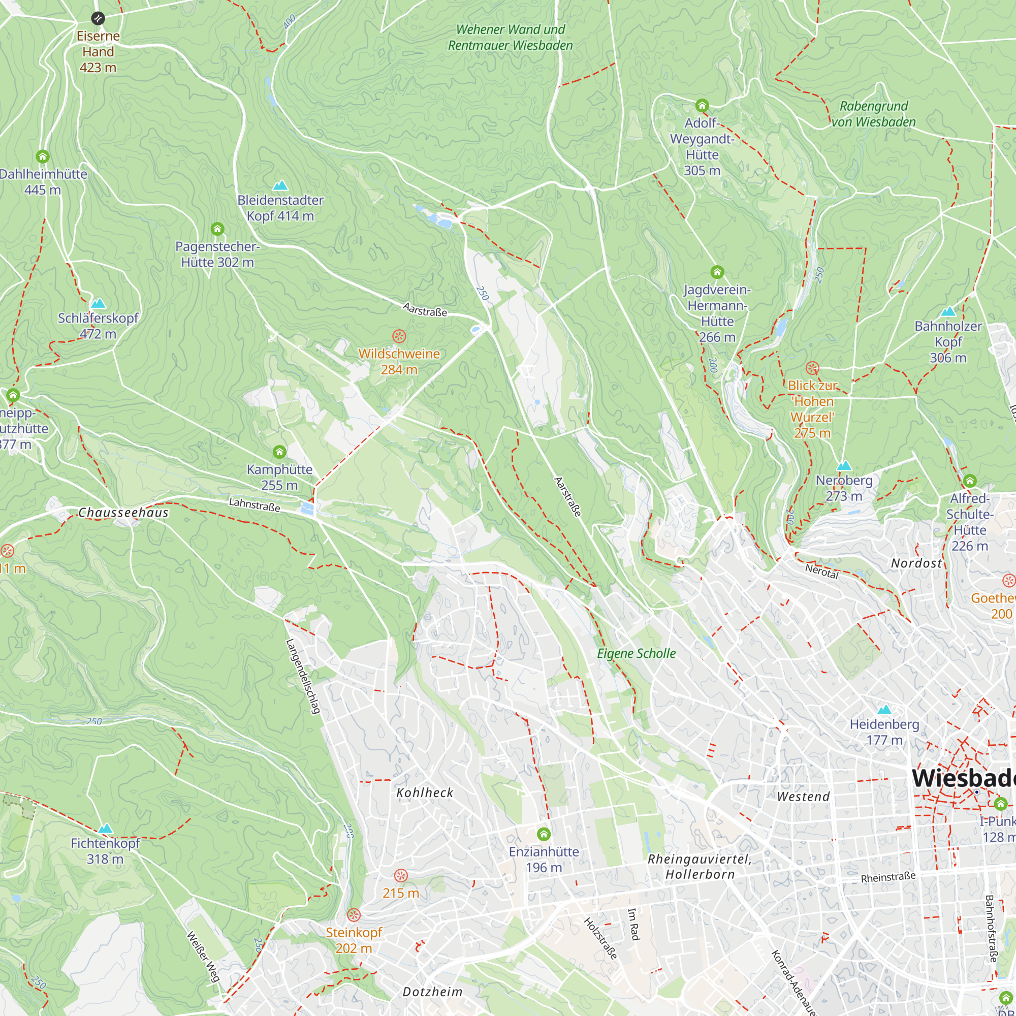Pauline-Scholz-Hütte map