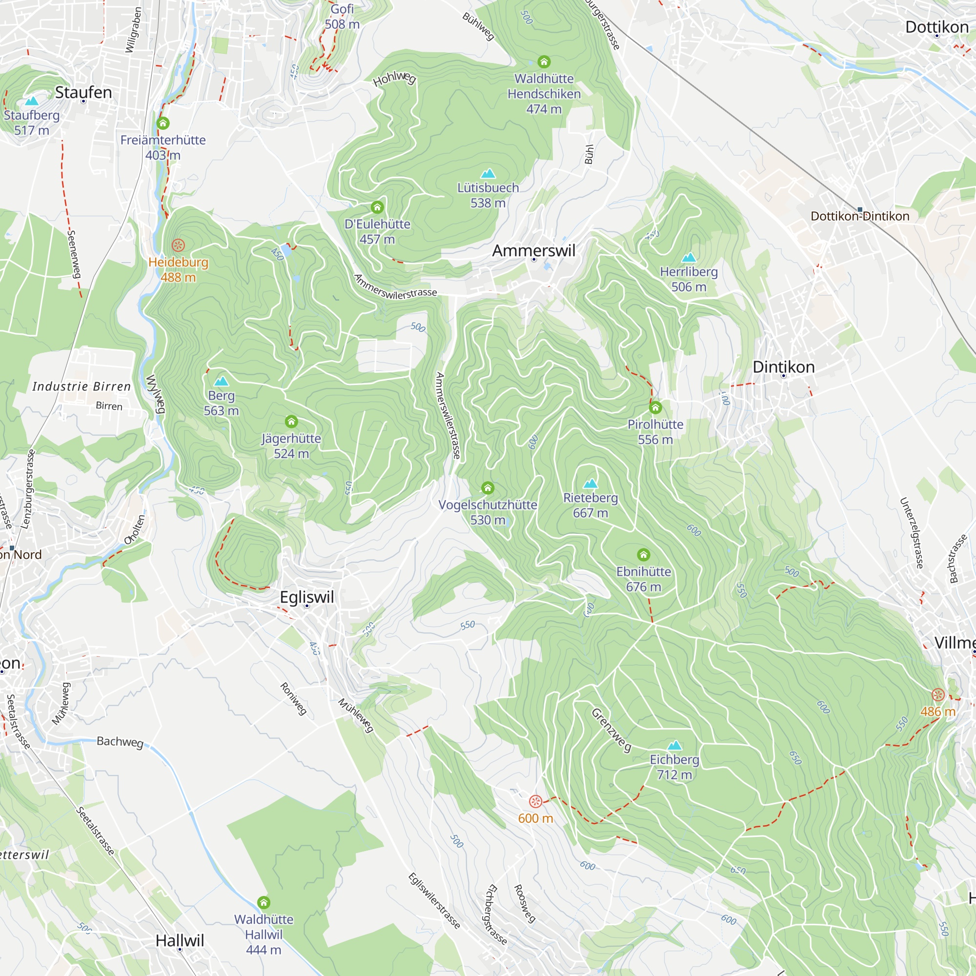 Vogelschutzhütte map
