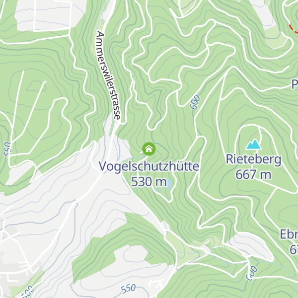 Map of Vogelschutzhütte