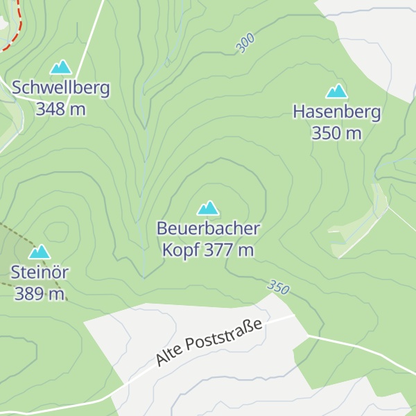 Map of Beuerbacher Kopf