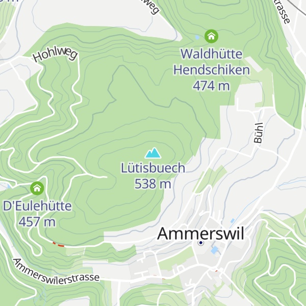 Map of Lütisbuech
