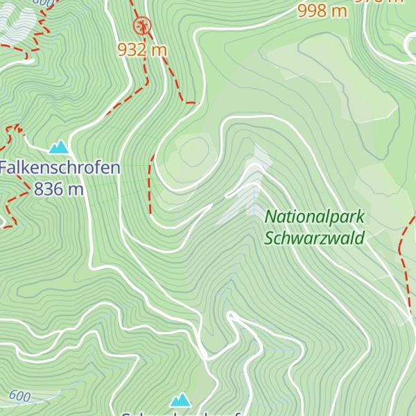 Map of Auerhahnhütte