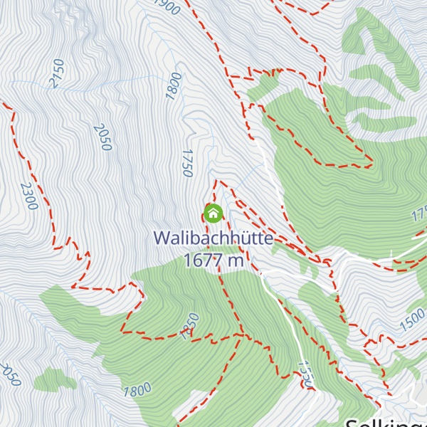 Map of Walibachhütte