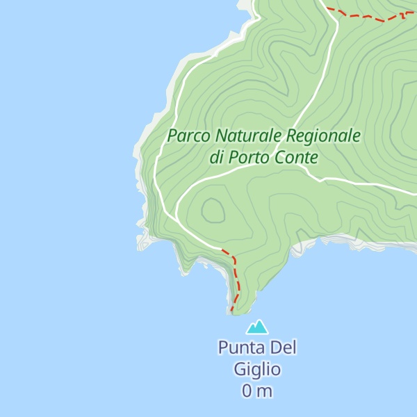 Map of Punta Giglio