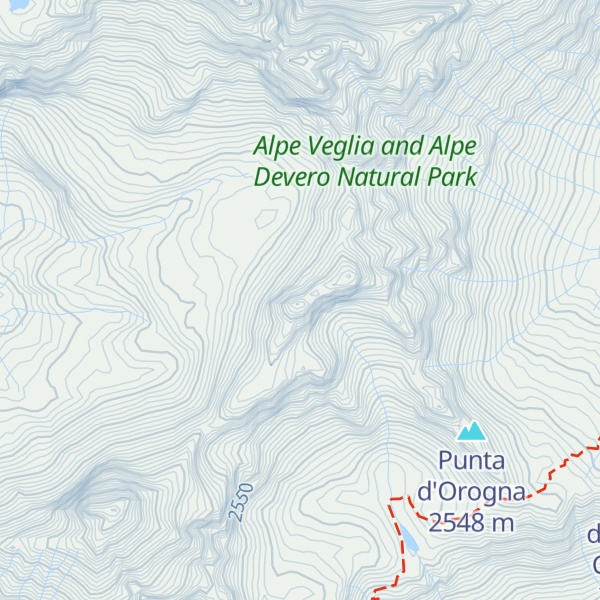 Map of Punta delle Caldaie
