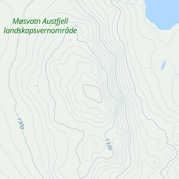 Map of Bågåfjellet