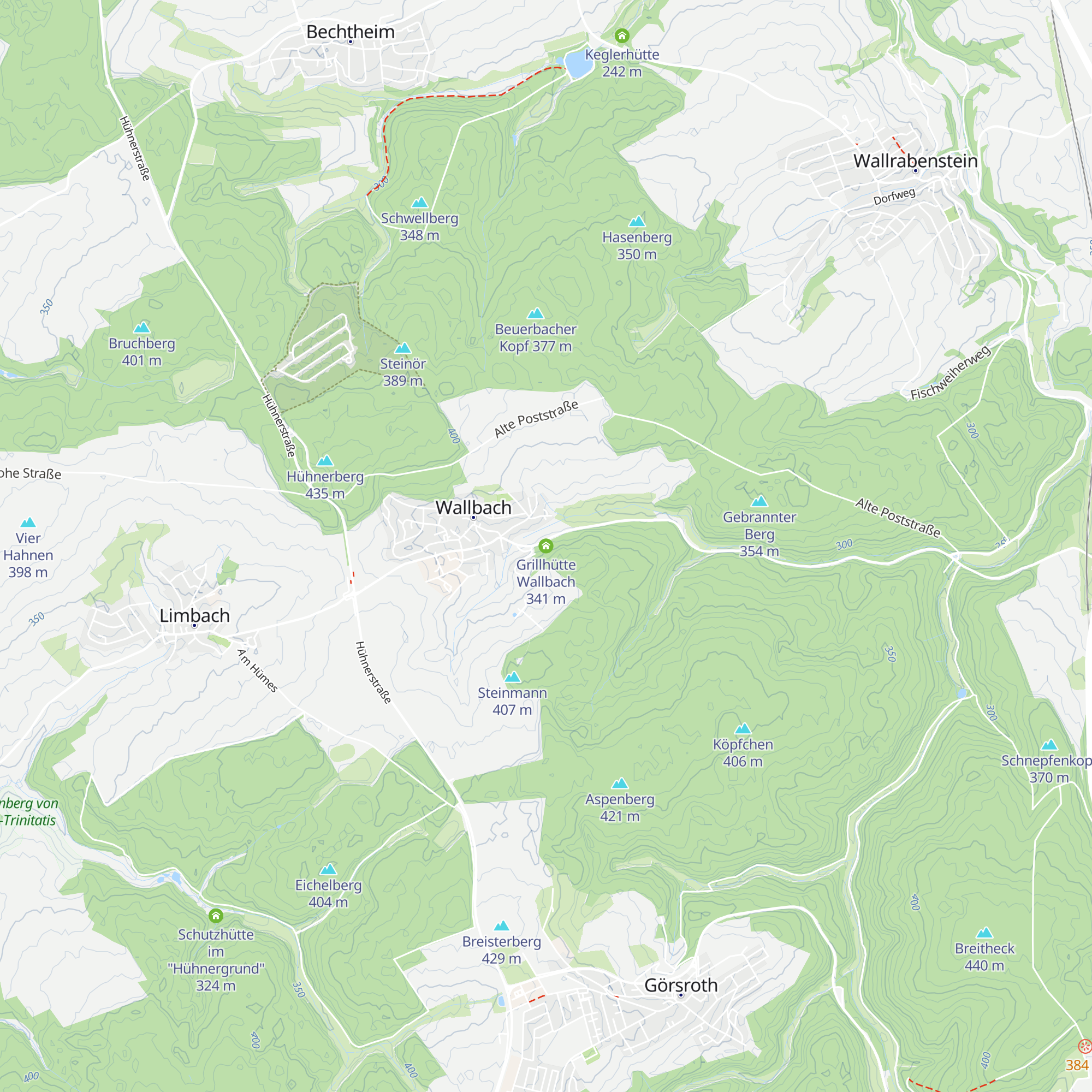 Grillhütte Wallbach map