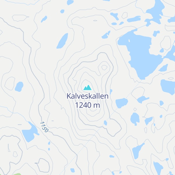 Map of Kalveskallen