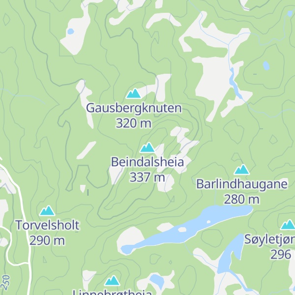 Map of Beindalsheia