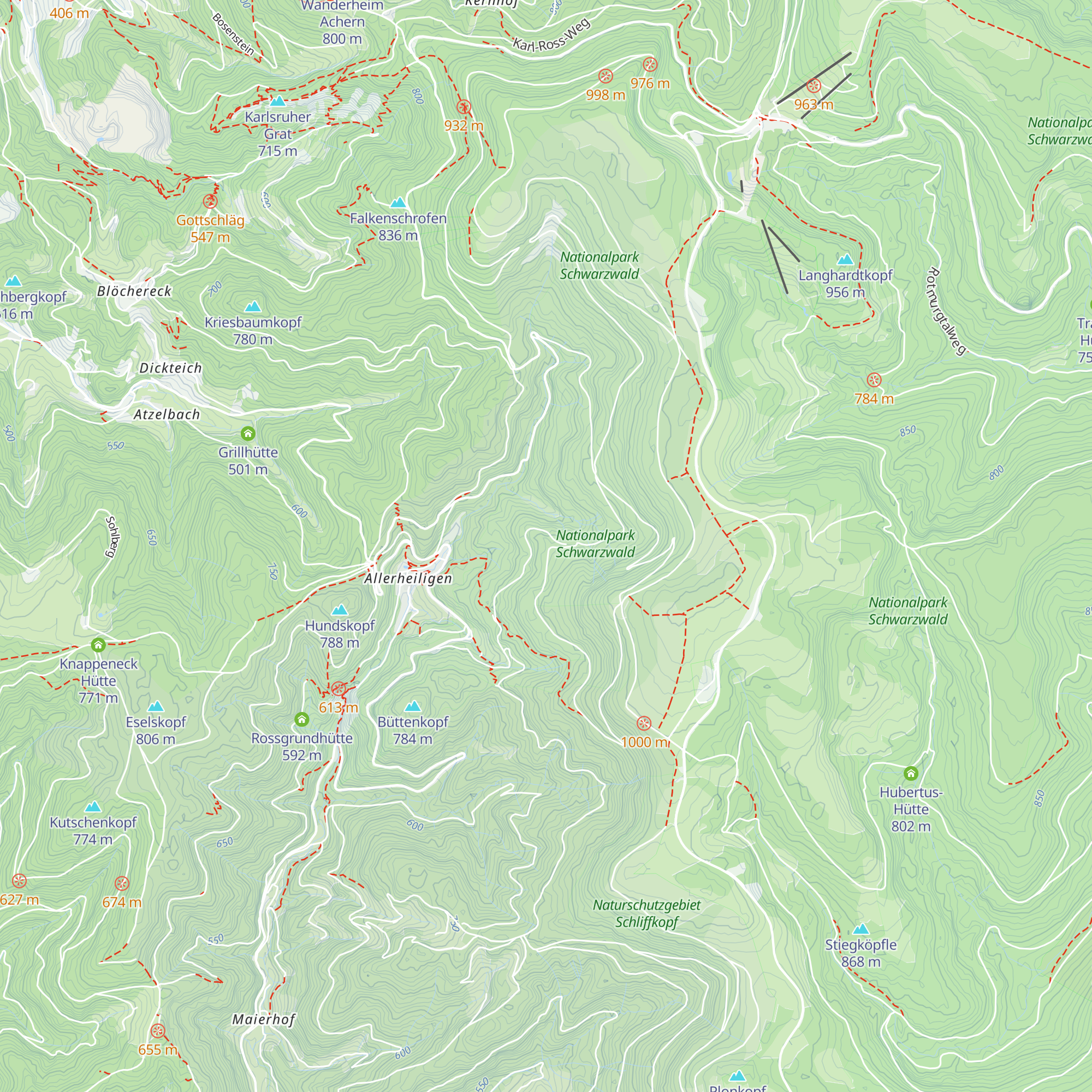 Erdbeerlochhütte map