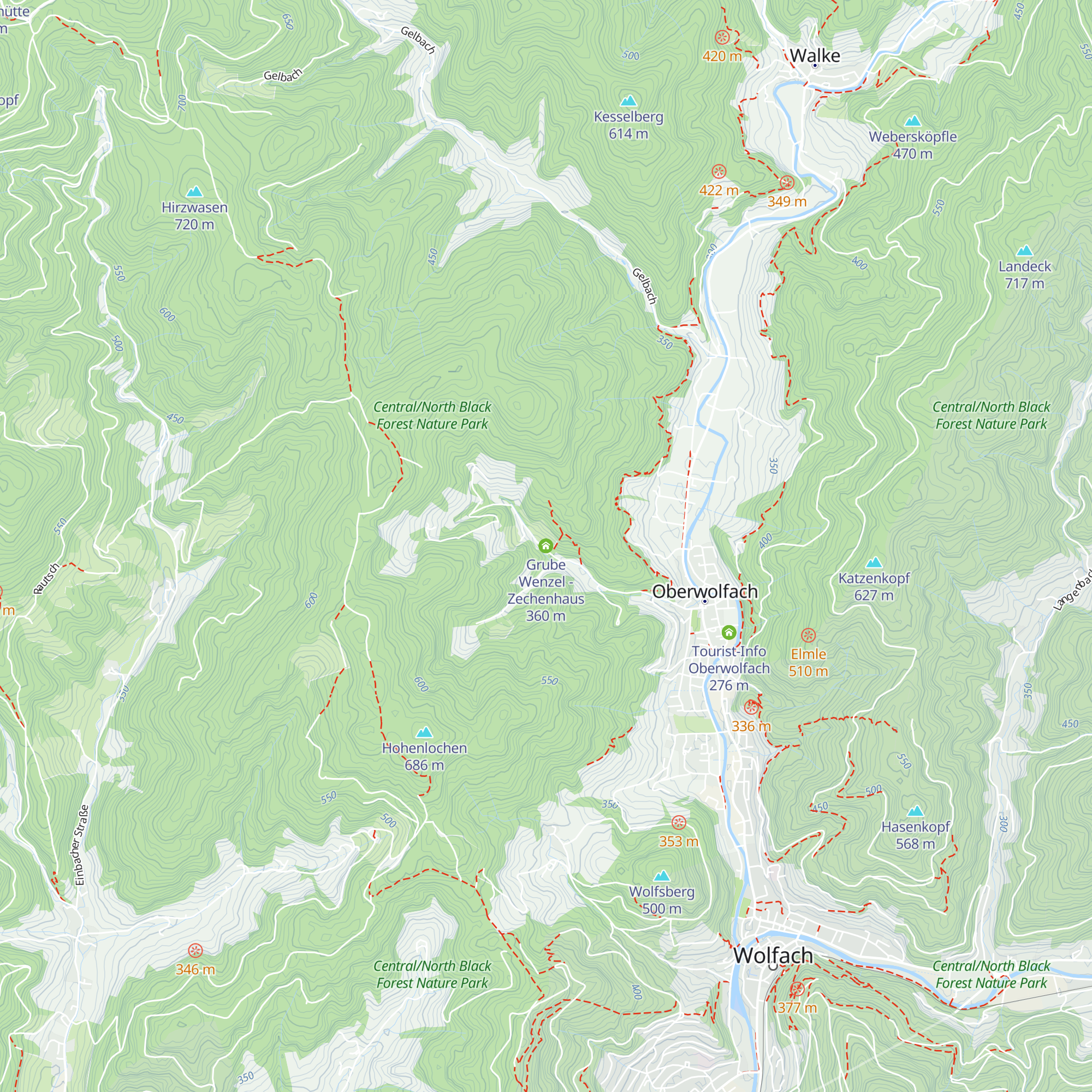 Grube Wenzel - Zechenhaus map