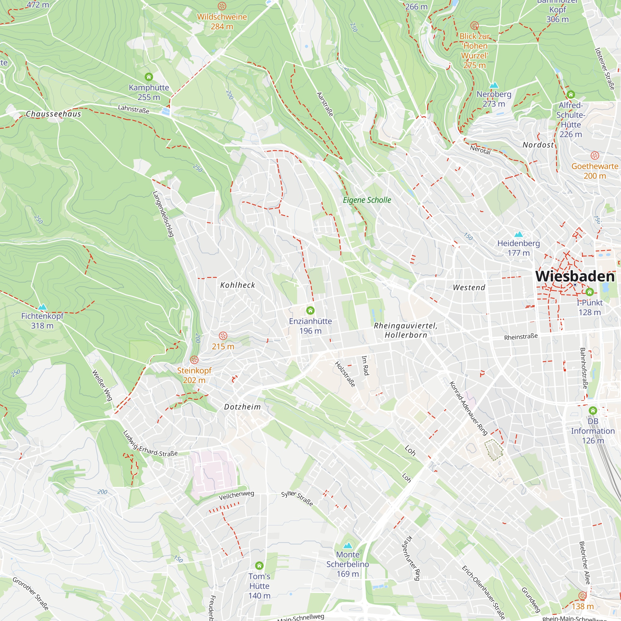 Enzianhütte map
