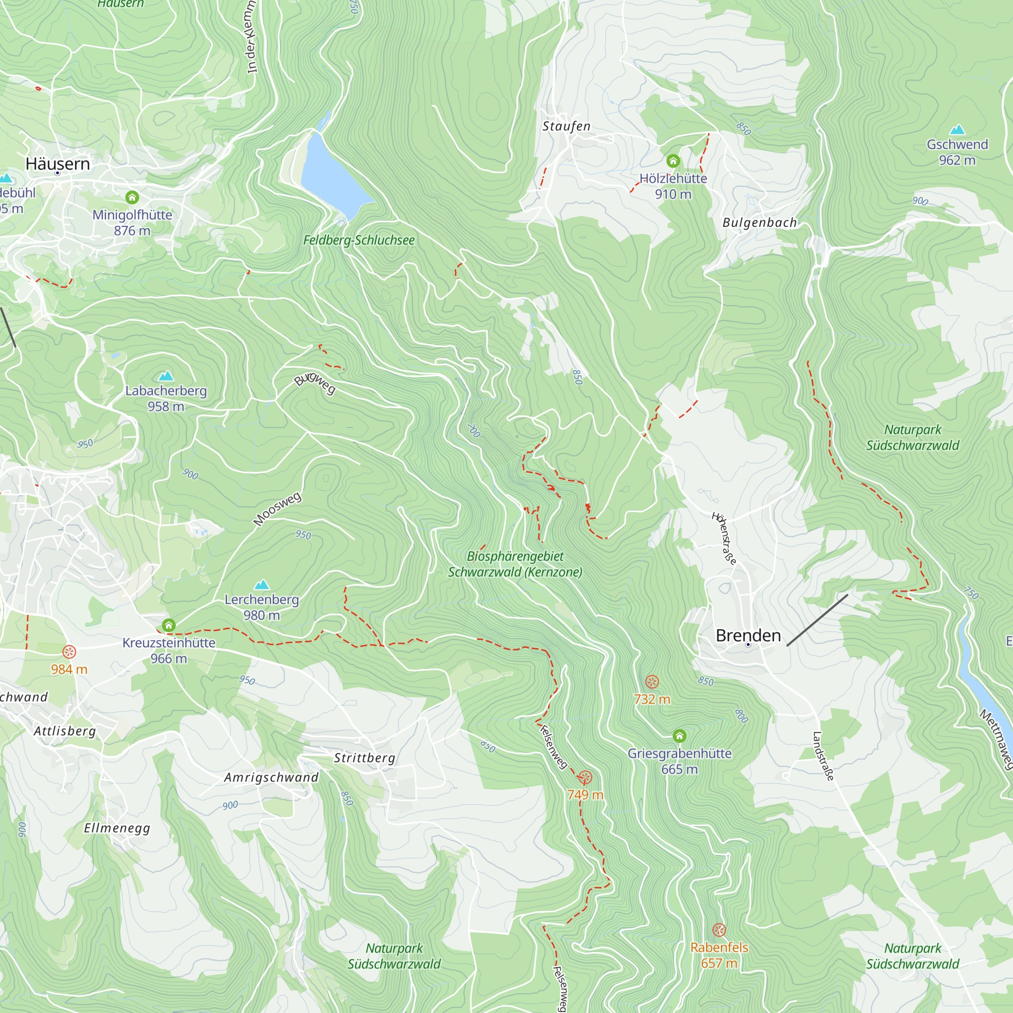 Muckenlochhütte map
